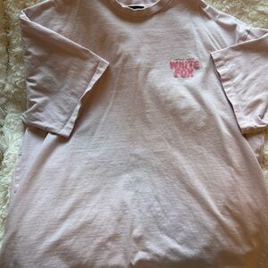 White Fox Pink T-Shirt